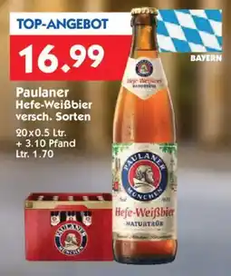 Hol'ab Getränkemarkt Paulaner Hefe-Weißbier Angebot