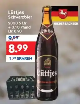 Hol'ab Getränkemarkt Lüttjes Schwarzbier Angebot