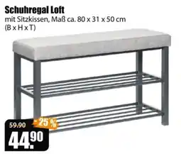 V Baumarkt Schuhregal Loft Angebot