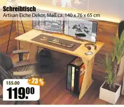 V Baumarkt Schreibtisch Artisan Eiche Dekor Angebot