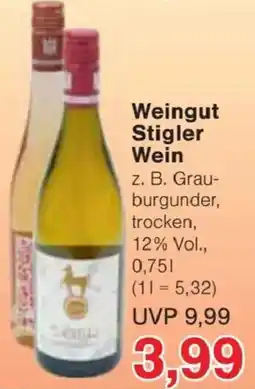 Jawoll Weingut Stigler Wein Angebot