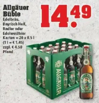 trinkgut Allgäuer Büble 20x0,5L Angebot