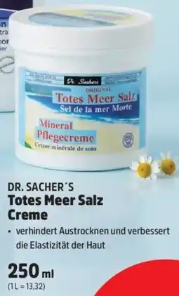 Thomas Philipps DR. SACHER'S Totes Meer Salz Creme Angebot