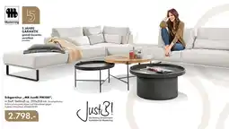 Franz Knuffmann Eckgarnitur "MR JustB! PM100", Die Bettina Zimmermann Kollektion für Musterring Angebot