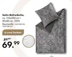 Franz Knuffmann Satin-Bettwäsche Angebot