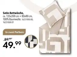 Franz Knuffmann Satin-Bettwäsche Angebot