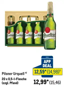 METRO Pilsner Urquell Angebot