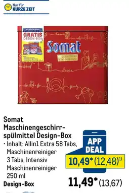METRO Somat Maschinengeschirrspülmittel Design-Box Angebot