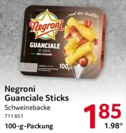 Selgros Negroni Guanciale Sticks Angebot