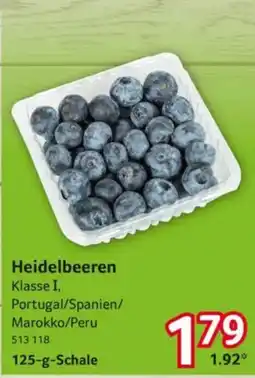 Selgros Heidelbeeren Angebot