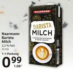 Selgros Naarmann Barista Milch Angebot