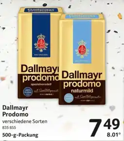 Selgros Dallmayr Prodomo Angebot