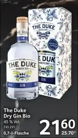 Selgros The Duke Dry Gin Bio Angebot