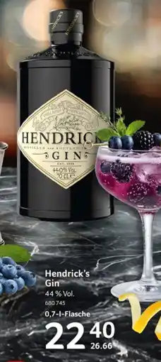 Selgros Hendrick's Gin Angebot