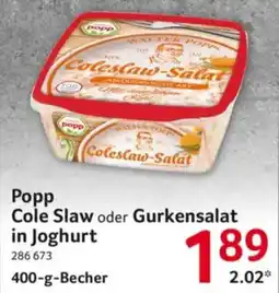 Selgros Popp Cole Slaw in Joghurt Angebot