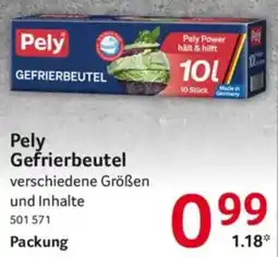 Selgros Pely Gefrierbeutel Angebot
