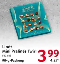 Selgros Lindt Mini Pralinés Twirl Angebot