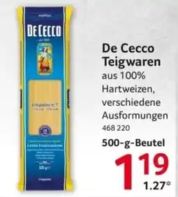 Selgros De Cecco Teigwaren Angebot