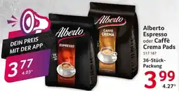 Selgros Alberto Espresso oder Caffè Crema Pads Angebot