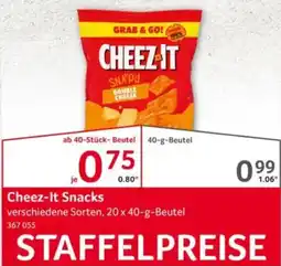 Selgros Cheez-It Snacks Angebot