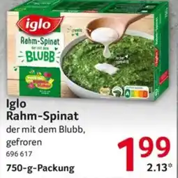 Selgros Iglo Rahm-Spinat Angebot