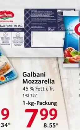 Selgros Galbani Mozzarella Angebot