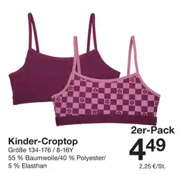 Zeeman Kinder-Croptop Angebot