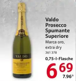 Selgros Valdo Prosecco Spumante Superiore Angebot