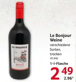 Selgros Le Bonjour Weine Angebot