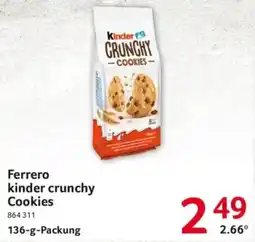 Selgros Ferrero kinder crunchy Cookies Angebot