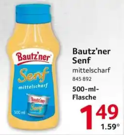 Selgros Bautz'ner Senf mittelscharf Angebot