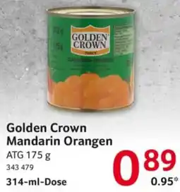 Selgros Golden Crown Mandarin Orangen Angebot