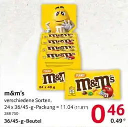 Selgros m&m's Angebot