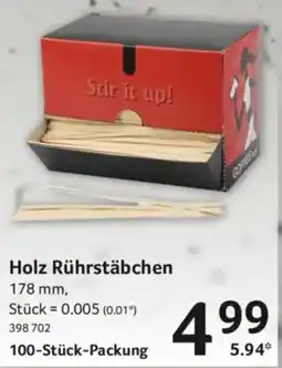Selgros Holz Rührstäbchen Angebot