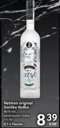 Selgros Hetman original Gorilka Vodka Angebot