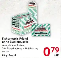 Selgros Fisherman's Friend ohne Zuckerzusatz Angebot