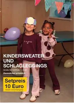 Zeeman KINDERSWEATER UND SCHLAGLEGGINGS Angebot