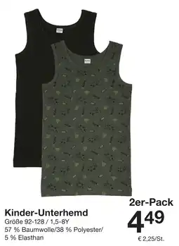 Zeeman Kinder-Unterhemd Angebot