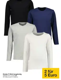 Zeeman Kinder-T-Shirt langärmelig Angebot