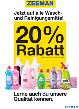 Zeeman Wasch- und Reinigungsmittel Angebot