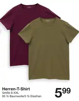 Zeeman Herren-T-Shirt ZEEMAN Angebot