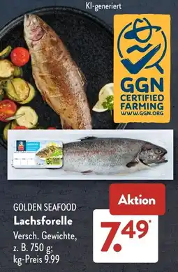 Aldi Süd GOLDEN SEAFOOD Lachsforelle Angebot