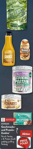 Aldi Süd IRONMAXX Geschmacks und Protein Zusätze Angebot