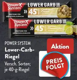 Aldi Süd Power System Lower-Carb-Riegel Angebot
