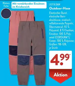 Aldi Süd LILY & DAN Outdoor-Hose Angebot