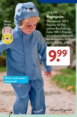 Aldi Süd LILY & DAN Regenjacke Angebot