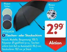 Aldi Süd UP2FASHION Taschen- oder Stockschirm Angebot