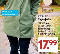 Aldi Süd UP2FASHION Regenjacke Angebot