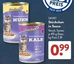 Aldi Süd Cachet Stückchen in Sauce Angebot