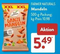 Aldi Süd Farmer Naturals Ganze Mandeln Angebot